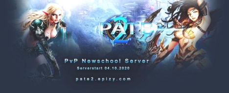 PATE2 ist ein Newschool PvP Fun Server